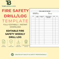 Fire Safety Drill Template