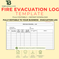 Fire Evacuation Test Log