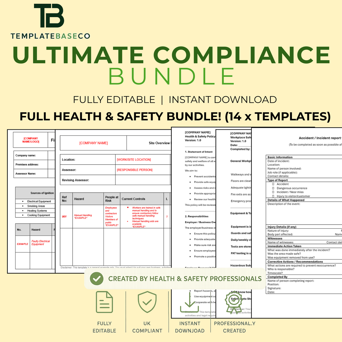 Ultimate Health & Safety Bundle - Small UK Businesses