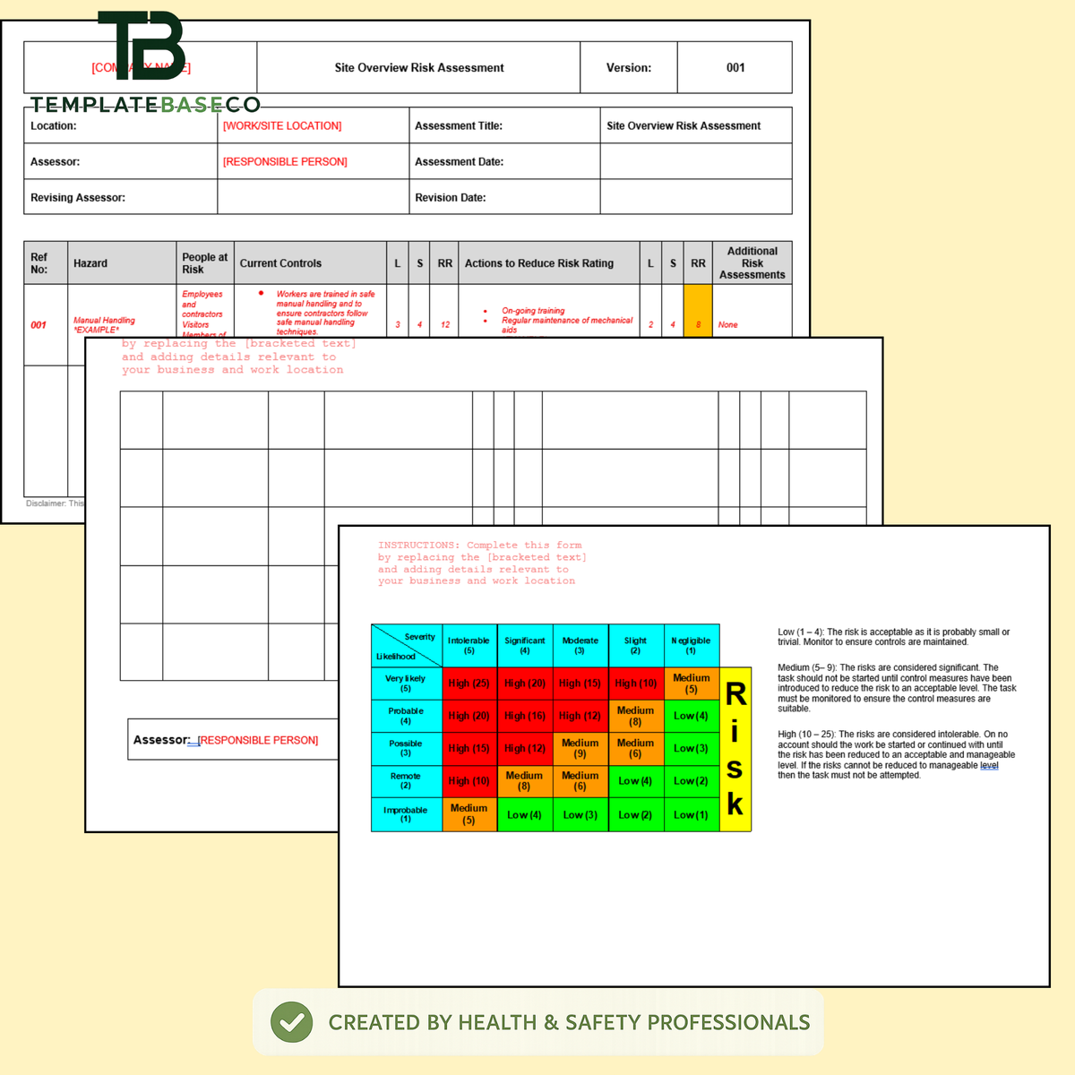 Risk Assessment Template