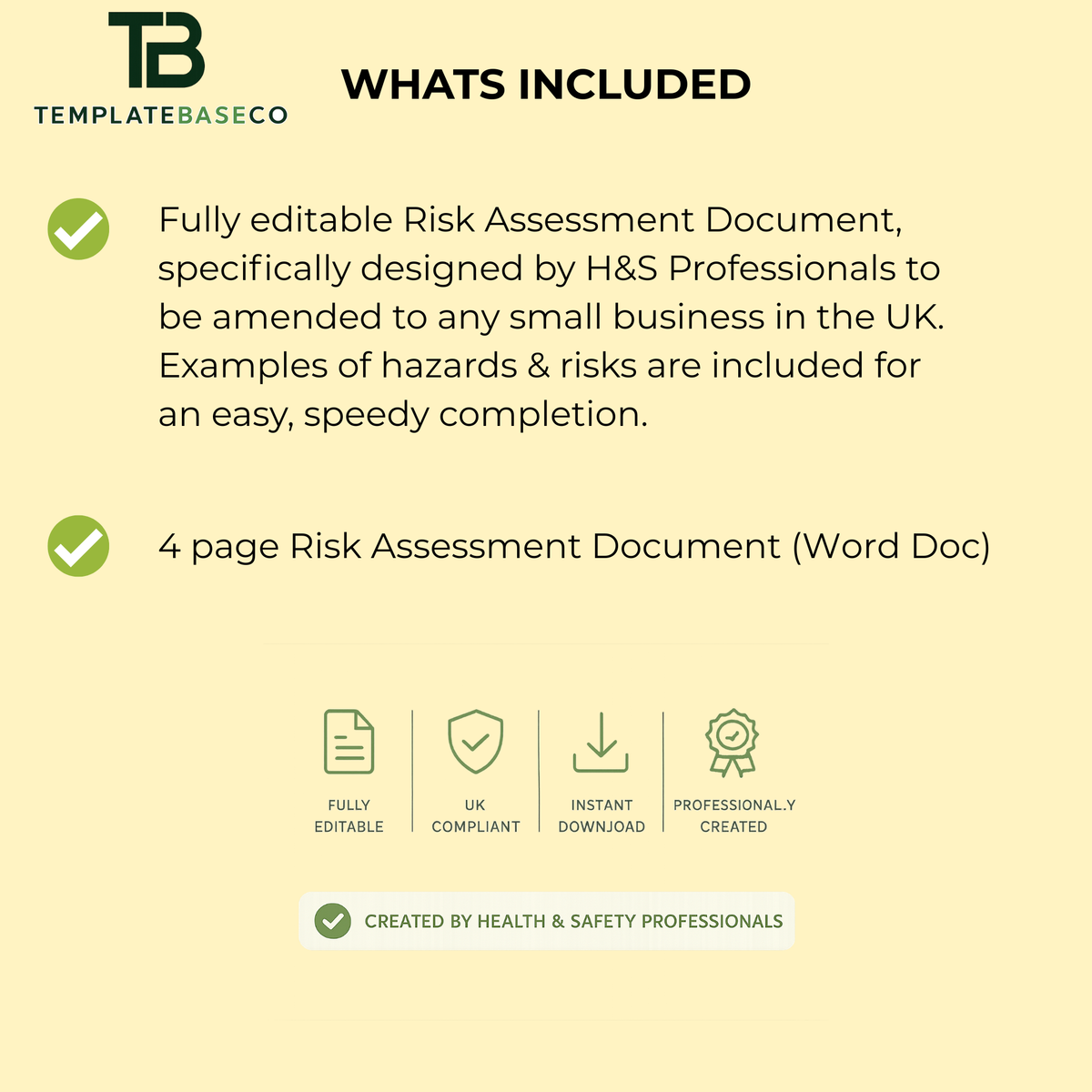 Risk Assessment Template