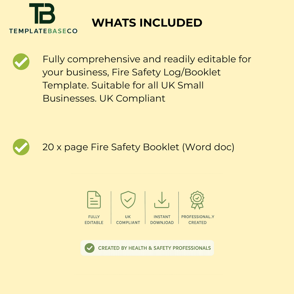 Fire Safety Booklet